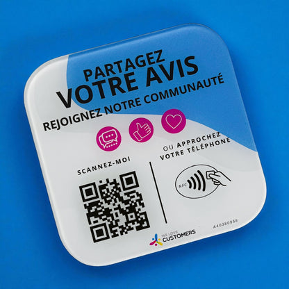 Plaque booster d'avis