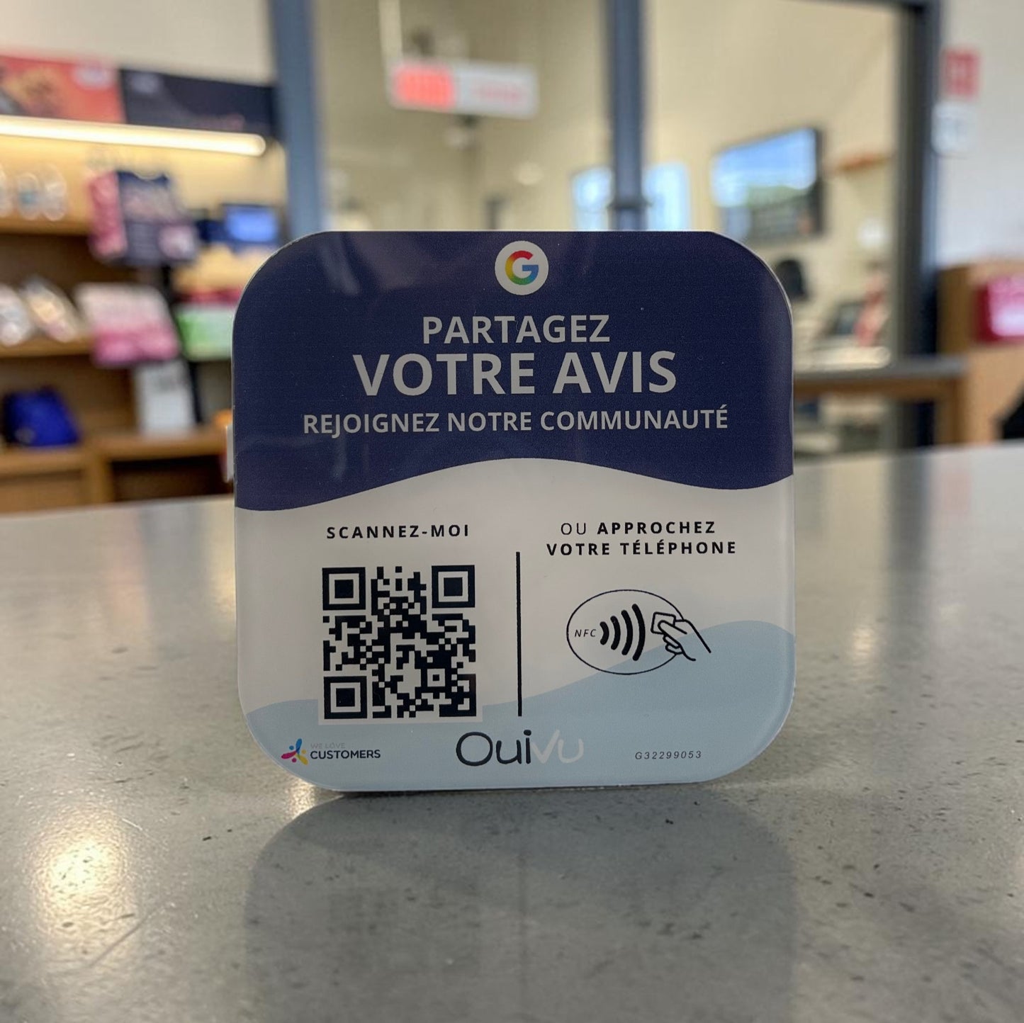 Plaque Avis google OuiVu