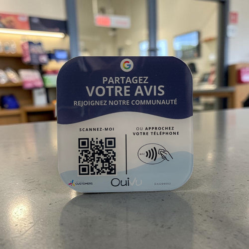 Plaque Avis google OuiVu