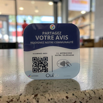 Plaque Avis google OuiVu